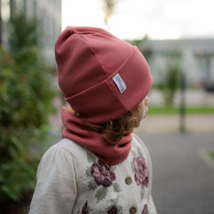 Czapka z kominem Dusty Cedar