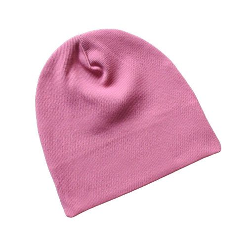 Cienka czapka bawełniana w kolorze Wild Rose